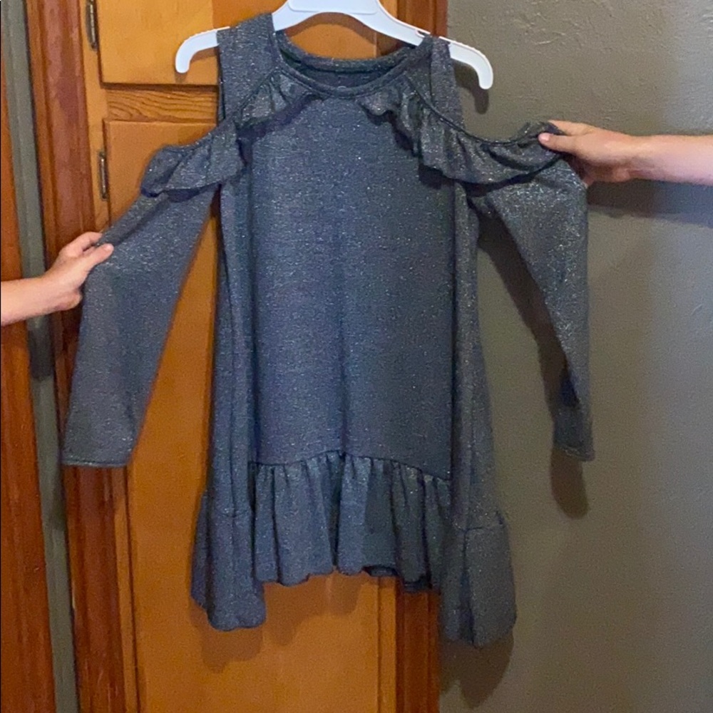 Silver sparkle dress